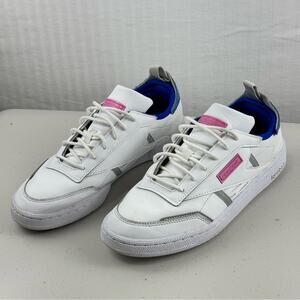 Reebok Classics Club C Reedux 10 White Leather Tennis Sneakers Women 8.5 EUR 39